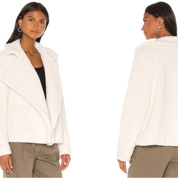 NWOT Jack by BB Dakota Women's Cream Teddy Jacket in Size S - Picture 15 of 15